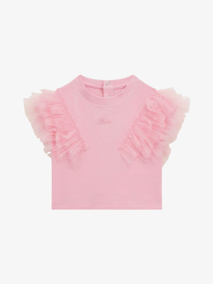 Guess t-shirt roze tulle