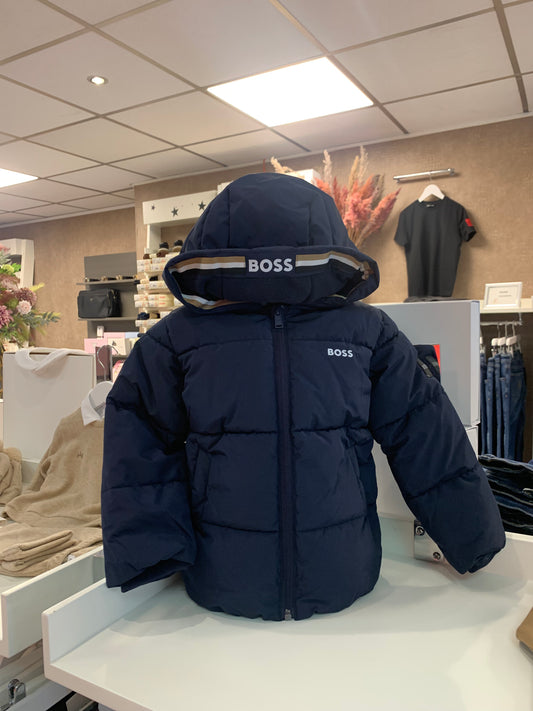 Hugo Boss jas donker blauw
