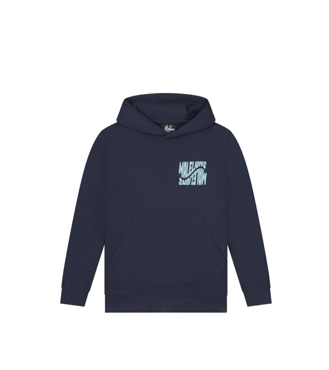 Malelions hoodie Navy/light Blue
